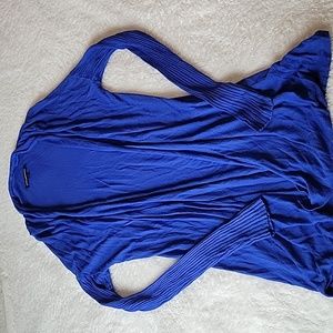 Express size S Long Blue Cardigan